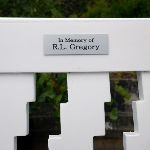 glitch bench, impossible garden, luke jerram